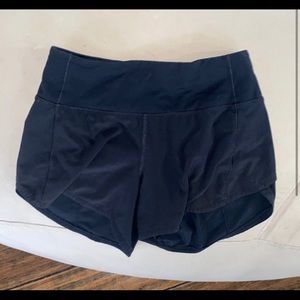 Black Lululemon Shorts. Size 2